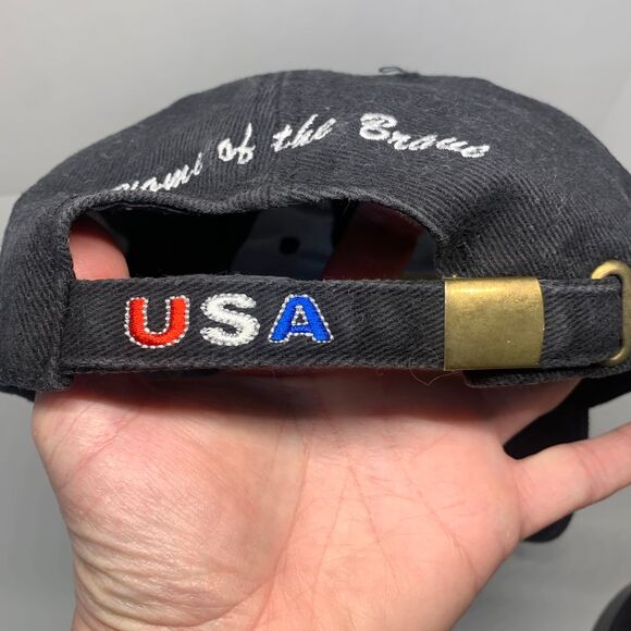 USA American Eagle Home of the Brave Ball  Hat - Picture 5 of 7